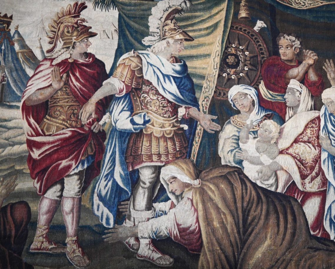 La Tente de Darius – Tapisserie de la Manufacture Royale d'Aubusson du XVIIIᵉ siècle