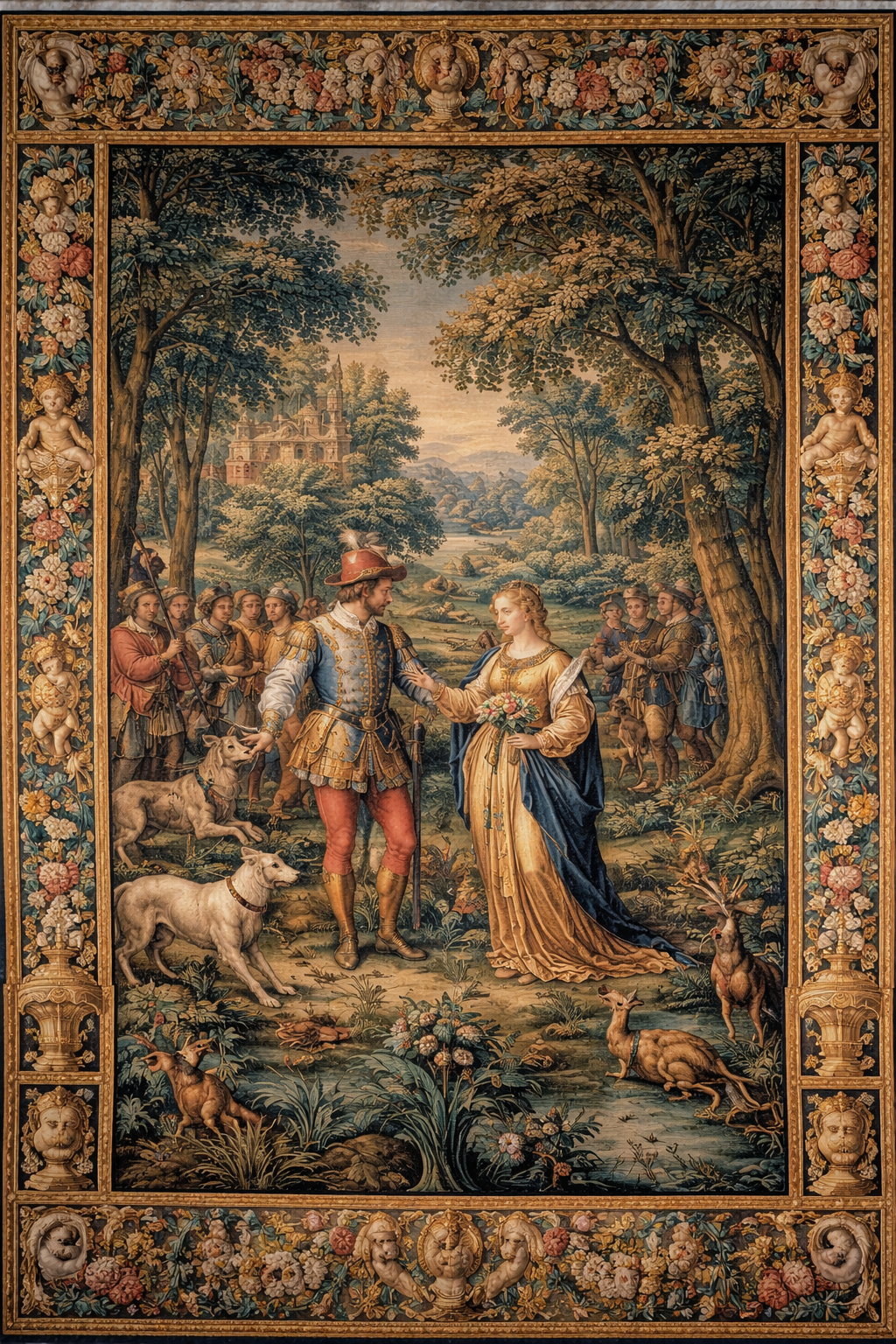 Antique Tapestry | Flemish & Brussels