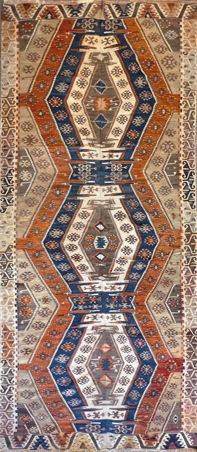 Kilim Sivas Turquie 19 ème 360 X 145 - N° 756
