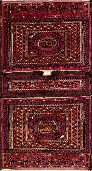 Tapis Tekke Boukhara Sac De Selle 19 ème 105 X 52 - N° 642
