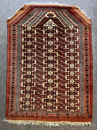 Tapis Turkmène Vers 1950 - 140x102 - N° 955
