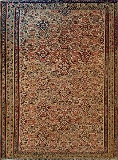 ​Kilim Senneh 19ème Siècle Persan 180x138 - N° 1057​
