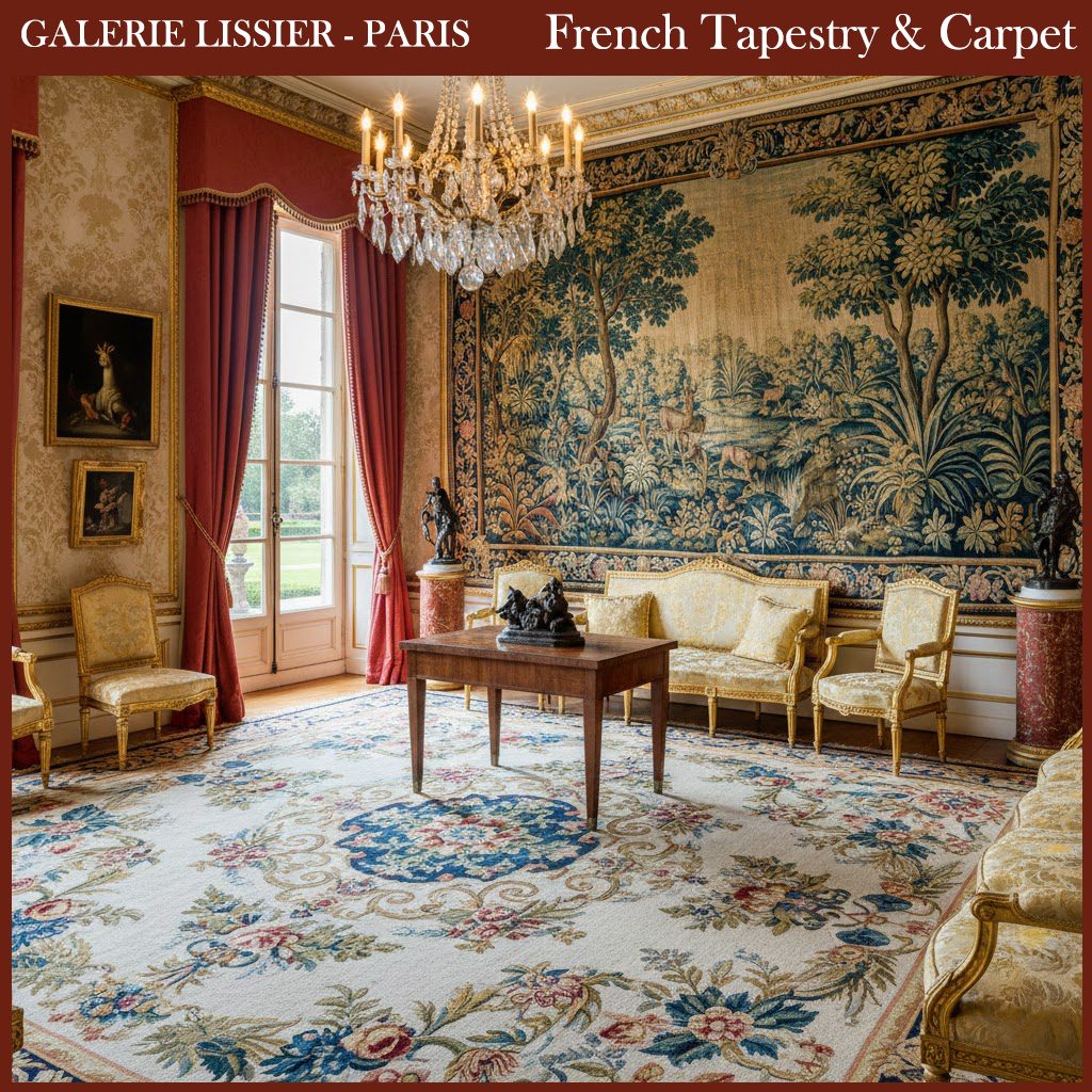 Tapisserie Tapis du style Napoléon III Tapisserie Tapis du style Napoléon III