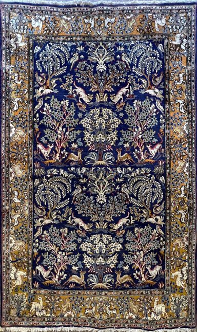 Tapis Ghoum IRAN - 2m14x1m35 - N° 830
